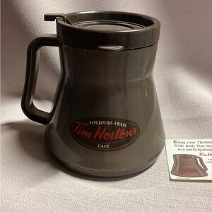 Vintage Tim Hortons Thermal Coffee Mug